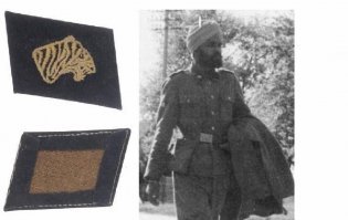 Помимо индийского добровольческого легиона вермахта "Freies Indien" имелись и индийские  подразделения SS Legion.
Это история, друзья мои!