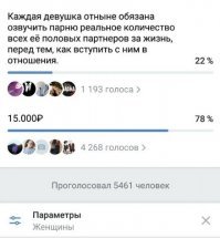 просто результаты одного опроса в вк