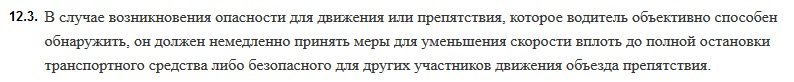 Много слов и ни одной ссылки на ПДД.