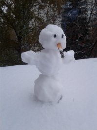 Снеговик курильщика