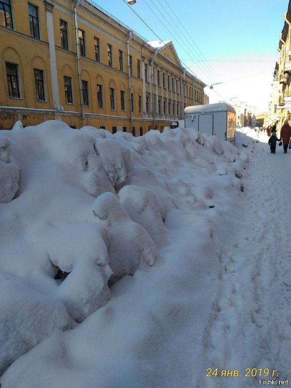 Я видимо в каком-то другом Питере живу?

Сегодня уже 28-января, эти горы снега так и не вывезли!

Гагаринская улица, центральный район.