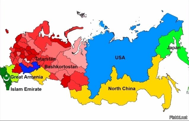 Карта мира в 2030 году