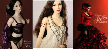 Я уже большая девочка, но куклы бывают очень красивые! Даже мне нравятся.
Покопалась на одном известном сайте. Закономерность следующая: Девочки смазливые, плаксивые и с большим размером. Мальчики (да, их тоже много) жутко брутальные и с оружием. Размер не виден)) Высота кукол 60-70 см.! Стоят от 40 тыс. и до бесконечности.