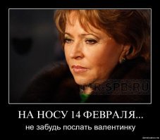 Матвиенко призвала штрафовать россиян, не уважающих власть