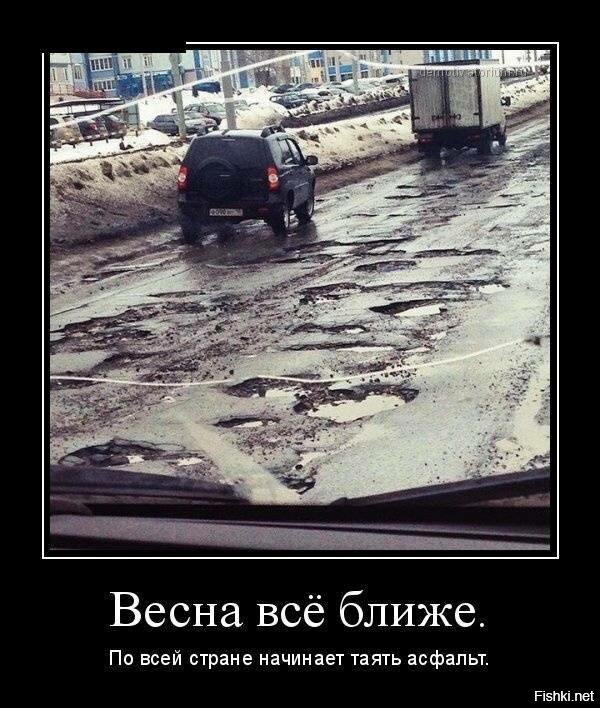 Лучше бы лобовуху поменял, ездит с трещинами, - асфальт ему не нравится!
