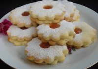 Кому что. Как-то я на этой фотографии не опознала песочное тесто.
Но в контексте печенек, ИМХО оно вполне уместно: