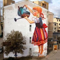 Гигантский стрит-арт Монреаля