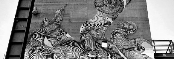 Гигантский стрит-арт Монреаля