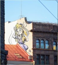 Гигантский стрит-арт Монреаля