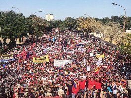 Фото и видео с митинов 1 февраля в поддержку Мадуро.
Достаточно наглядно видно, что у "венесуэльского кровавого тирана нет народной поддержки".

И фото с Протестов против последнего тирана Европы. Акт №12 - Макроняку на гиляку!