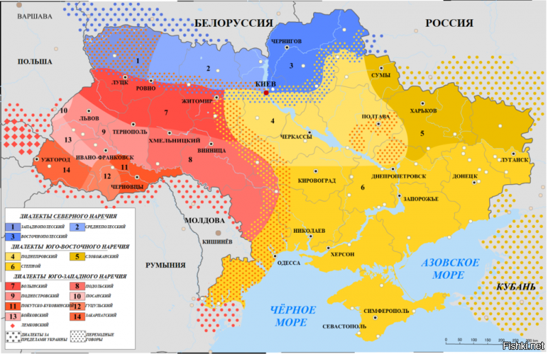 На суржике полукраины говорит, кроме галимых бандерлогов - те на польском суржике. На литературном украинском не говорит НИКТО. Это искусственный язык.