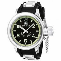Еще одни весьма интересные часы.
"Invicta" Russian Diver. Партия часов по заказу минобороны была забракована из-за ошибки в надписи на циферблате. Вместо ВМФ СССР швейцарцы написали ИМФ СССР.
"Инвикта" выпустила их в продажу. Модель выпускается и сегодня, пользуется большой популярностью) Даже Шварцнеггер их носит