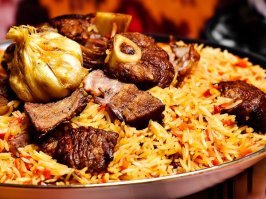 Без барана... без казана... 
Еще заверните в нори и получите суши/роллы!!!!