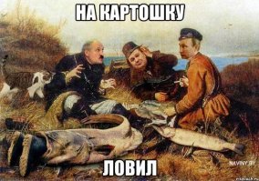 На картошку ловил ?