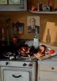 А куда ещё две конфорки дели? Двухконфорочная плита не такая глубокая.:) 
 Я зануда.