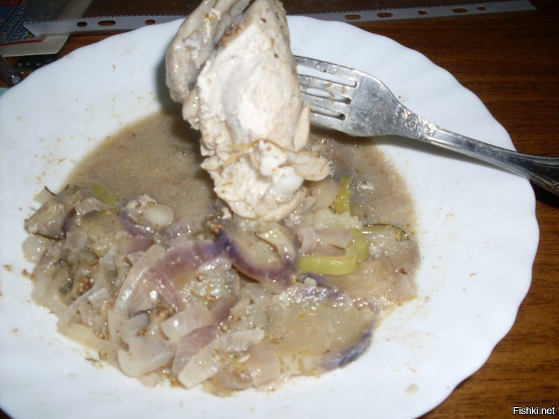 А я то думал, как я курицу кусками жру и лук у меня кольцами сопливый и грибов уже не осталось.