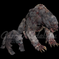 Медведица "Metro Last Light" из пластилина