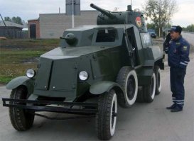 Рассказы об оружии. Колёсный танк БА-10