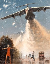 Источник неверно указан. Ссыль на какой-то мусорный сайт.
А все картины принадлежат Алексею Андрееву. И да, выбрали самые мрачные. Но у него очень много волшебных картин с интересными фантазиями. Например: