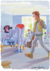 В эту тоже можно влюбиться,хотя у нее сердечко на
другом месте