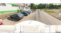 Покажи мне там пешеходную зону.