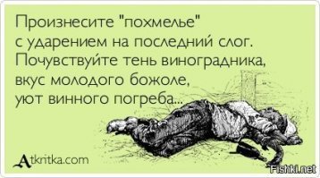мне больше похмельЕ нравится
