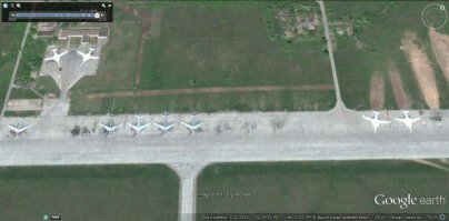 А смысл?
1. Спутниковый снимок Google Earth: стратегические бомбардировщики Ту-160 и Ту-95МС на авиабазе Энгельс в Саратовской области.
2. Спутниковый снимок Google Earth: позиция ЗРС С-400, неподалёку от населённого пункта Курилово, Московская область.

И т.д. и т.п....