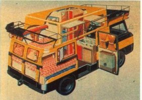 Кемпер итальянской фирмы Schieppati "Adventure Camper", на базе УАЗ-452