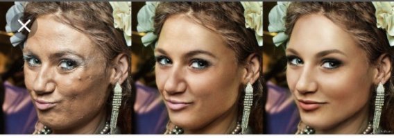 В сухой ничего не будет, разве что баня) но если она на первое свидание идёт с вами в баню, то короткие ресницы это явно не ее главная проблема;)

Все намного проще. Достаточно просто погулять днём. Вот и весь секрет. Фото это и выставленный свет и тени и фоторедакторы, тем более сейчас они в один клик. 
В реальности слой тонального видно невооруженным глазом, и чем хуже кожа, тем он толще, тем это более явно. 
Просто изначально отсеивайте девушек с боевым вечерним раскрасом на прогулке в парке)
Выбирайте «под натюрель ») он минимальный и скрывает лишь незначительные дефекты, типа покраснений, но тут уж все мы живые люди и кожа тоже)))