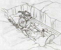 Ну "...Сразу же раздались голоса скептиков, с утверждениями, что у Столпе на раскопках был бардак, и не факт, что исследуемые кости именно из названного погребения..."
Эт раз.
И второе:
"Следов боевых повреждений на костях не обнаружено, и участвовала ли дева щита в реальных боях, неизвестно.
Генетически погребённая демонстрирует близость к современным жителям Британских островов (Англия и Шотландия), Северным Атлантическим островам (Исландия и Оркнейские острова), Скандинавии (Дания и Норвегия) и в меньшей степени к странам Восточной Балтики (Литва и Латвия ). В любом случае, её гены ближе к северным европейцам, чем к южным. Детальное сравнение с современными шведами показывает генетическую близость между женщиной-воином и шведами юга страны, а также жителями южной части Центральной Швеции. При этом анализ изотопов стронция в сохранившихся зубах намекает на мобильный образ жизни умершей в детстве (между временем формирования 1го и 2го коренного зуба), т.е. она выросла, вероятно, не в Бирке.
Умерла женщина уже после 30 лет."