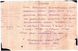 нет, но справки были вот такие до 60 года, и возможность добавить себе лет была не сложная. больше ни каких документов не было. явление было массовое, ибо возможность получения хоть и не большой но пенсии, и освобождение от обязательных работ и патурального налога. На Кавказе большинство населения не городское, и паспортов у них не было