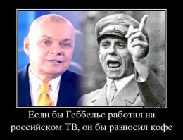 Яркий пример гипноза с последующим зомбированием населения - российское ТВ.