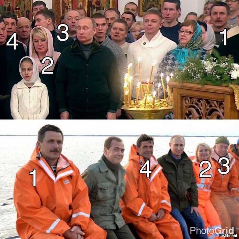 Идиотизм. Путину не подсовывают ряженых - он везде со своими ездит - офицерами безопасности, которые то моряков играют, то рабочих, то ученых. Одни и те же лица на большинстве фотографий Путина с "народом".