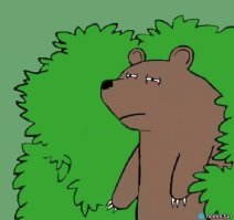 медведь подозревает, что ТС - долбоё*б.