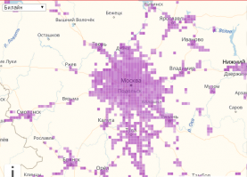Центральная часть России. Видимо только в космосе он работает.