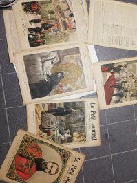 Нашел в гараже, не знаю, сточт ли эти газеты хоть чего нибудь.
 Выпуск 1894 год. Коронация Николая второго