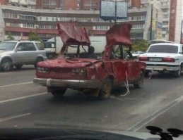 после срабатывания катапульты.
