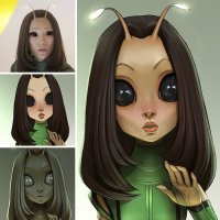 Художник рисует карикатуры на знаменитостей, и они передают их характер даже лучше, чем фотографии