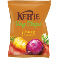 А вот чипсы из свеклы с пастернаком с перечно-медовым вкусом