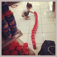 Подсмотрено в магазине: детки и их родители