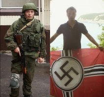 Нациков на передовой хватает, согласен.
Но они защищают свою землю. В отличие от ваших: