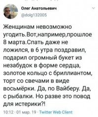 Треш и угар: Ожидаемые последствия 8 Марта