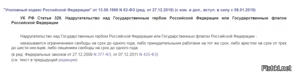 Ничего не понимаю)))) Из-за чего вой подняли хомячки то? В реальности давно есть статьи за оскорбление.....не только в России, а во всех странах мира....