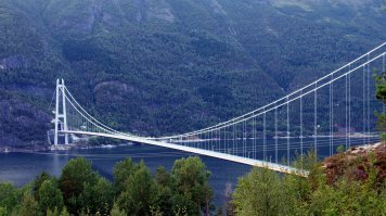 Чтобы вы, так же как и я, не подумали, что Хардангерский мост выглядит так как на фото, вообще-то целиком он выглядит так: