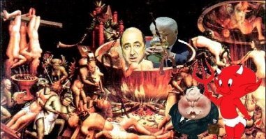 Ельцин с Березовским в АДу варятся .