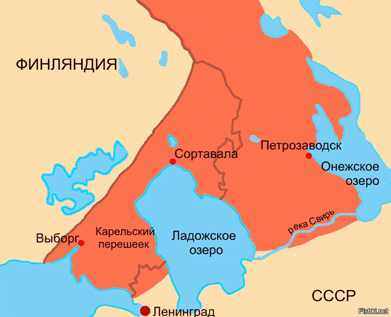 Старая карта финляндии до 1939 года