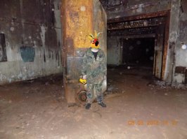 Бывшее хранилище ядерных бомб возле аэродрома Болбасово, Оршанский район, Беларусь.