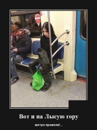 Чего только не увидишь в метро