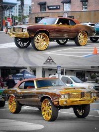 Я как-то хаммер видел на таких колесах. Чудаковато смотрелось