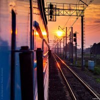 Пейзаж под стук колёс